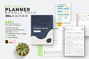 Ultimate Planner Bundle Pack 2024-29, a Stationery Template by obayes (Thumbnail 1 of 14)