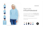 Women Hoodie Mock-ups Set FREE DEMO, a Books & Magazine Mockup by Apparel_Mockups (Thumbnail 7 of 24)