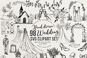 Wedding Clipart Icons Line Art black, a Person Illustration by artinspirestudio (Thumbnail 1 of 9)