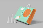 4 Paper Shopping Bag Mockups, a Packaging Mockup by megostudi0 (Thumbnail 3 of 6)