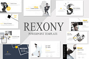 Rexony Creative Powerpoint Template, a Presentation Template by SlideBester (Thumbnail 1 of 8)