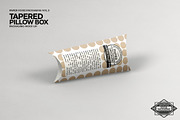 Tapered Pillow Box Packaging Mockup, a Packaging Mockup by INCDesign (Thumbnail 4 of 6)