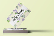 Watercolor Creative Business Card, a Business Card Template by land art (Thumbnail 6 of 10)