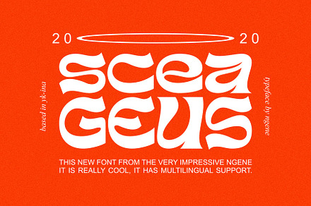 Sceageus Typeface
