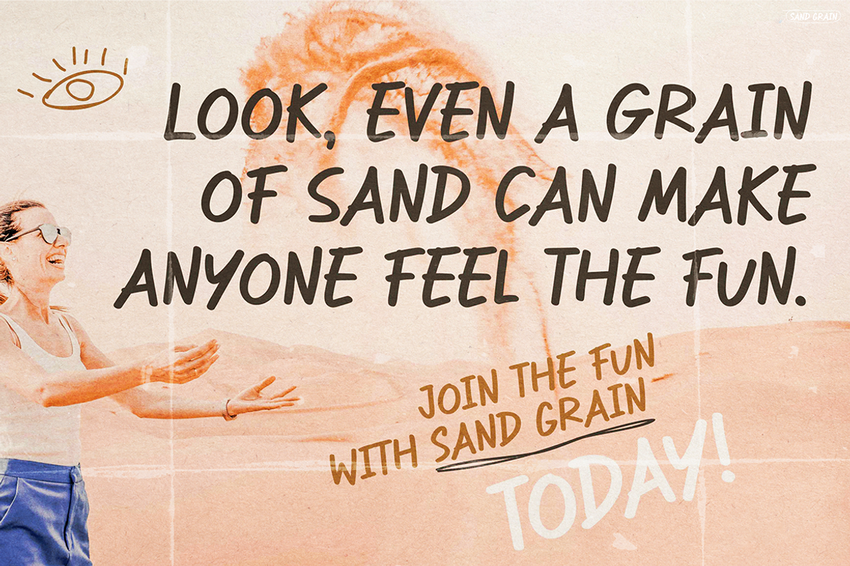 Sand Grain, a Font by Pinisi ART (Photo 3 of 10)
