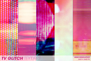 TV Glitch Textures