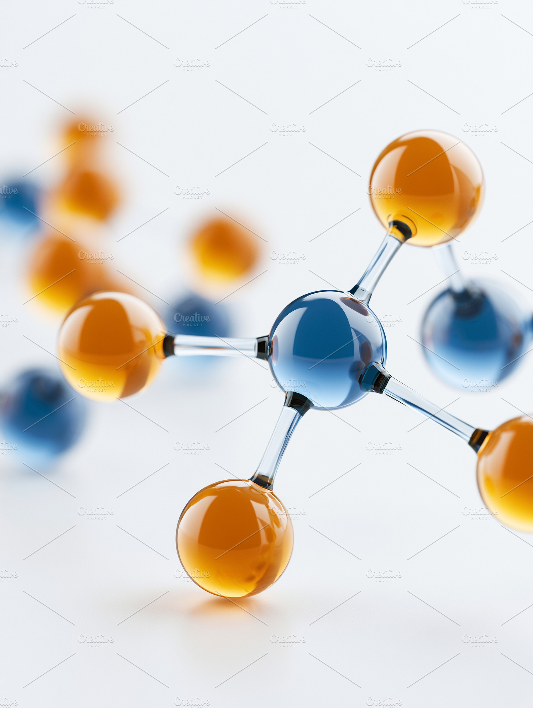 Chemical structures or peptides, a School & Education Photo by MistyDay