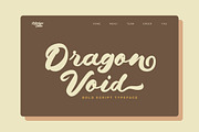 Dragonvoid a Bold & Retro Script, a Script Font by Lettertype Studio (Thumbnail 10 of 17)