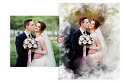 Couples Portrait From Photo, an Action Add-On by Photoshop Action (Thumbnail 4 of 12)