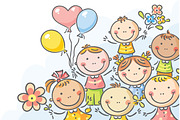 Cartoon kids frames and borders set, a Person Illustration by Bubert Art (Thumbnail 2 of 13)