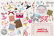 Retro Journaling Scrapbook Kit, an Object Graphic by DreamoraArt (Thumbnail 3 of 12)
