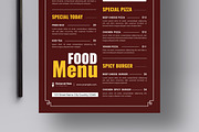 Modern Restaurant Food Menu Poster, a Flyer Template by MightyDesign (Thumbnail 5 of 8)