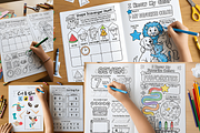 Preschool Learning Worksheets Bundle, a Decorative Illustration by Coco Bloom (Thumbnail 6 of 6)
