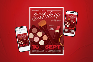 International Makeup Day Flyer Set, a Flyer Template by The Good Store