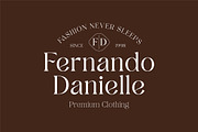 Darrell Rolando - Display Font, a Serif Font by Grezline Studio (Thumbnail 3 of 13)