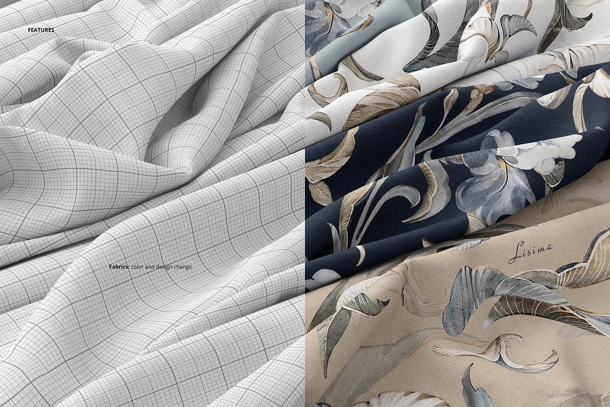 Creased Fabric Mockup 47/FF v.6, a Product Mockup by creatsy5 (Photo 3 of 7)
