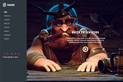 Dark WordPress Theme & Templates, a WordPress Template by Visualmodo (Thumbnail 3 of 15)