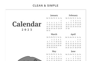 Yearly Calendar 2023