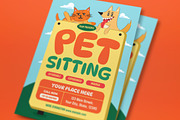 Pet Sitting Flyer, a Flyer Template by graphicook (Thumbnail 2 of 3)