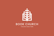 Book Church Logo Template, a Branding & Logo Template by Evloxx Studio (Thumbnail 3 of 3)