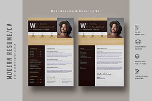 258. Modern Resume Template