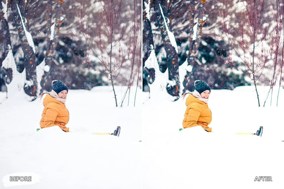 10 Frosted December Lightroom Preset, a Preset Add-On by LucaTheme (Photo 6 of 9)