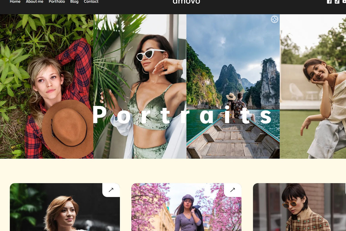 Amovo Wix Photography Template, a Wix Template by Chamindu Dilshan (Photo 3 of 4)