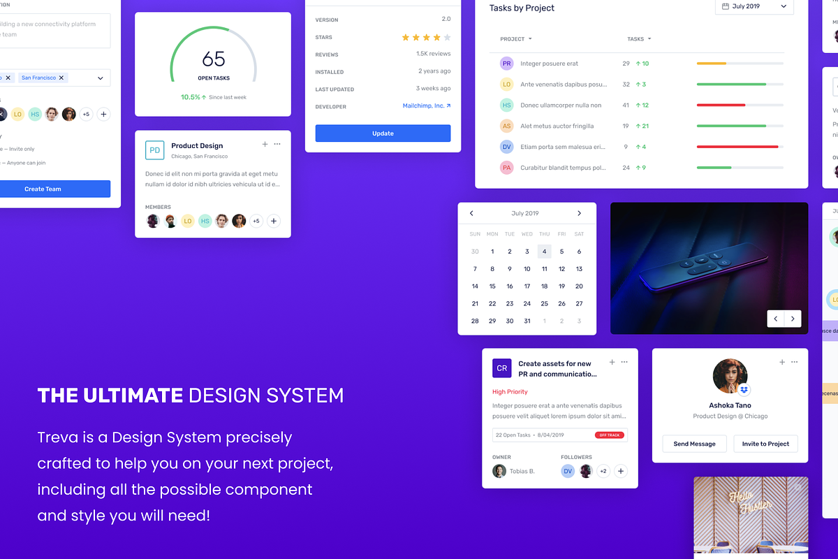 TREVA UI Kit & Design System, an UI Kit Template by Tarful Creative (Photo 8 of 8)