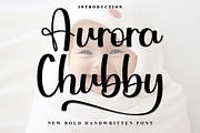 Aurora Chubby, a Handwritten Font by InermediaSTUDIO (Thumbnail 1 of 8)