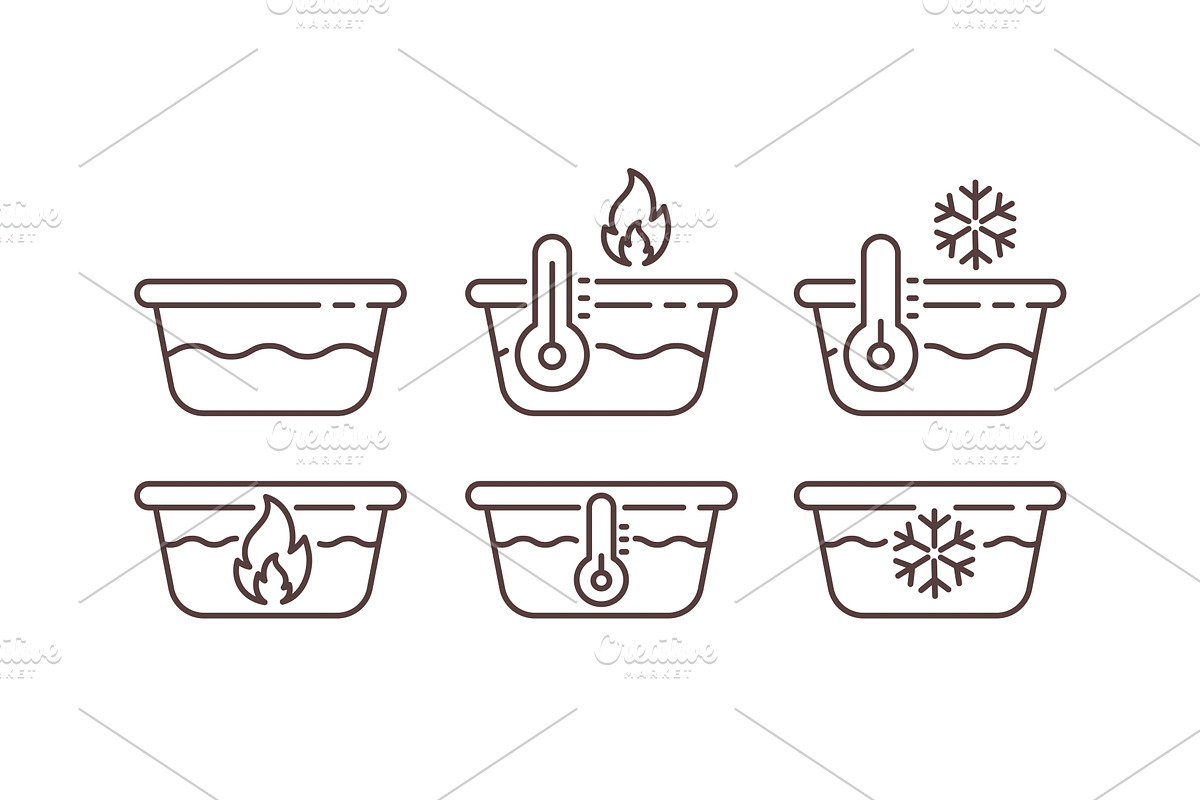 Washing Basin Water Temperature, an Illustration by Ilia Design