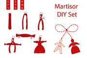 DIY Martisor Craft Set, a Seasonal Illustration by Milota (Thumbnail 1 of 3)