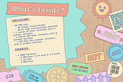 Pastel Produce-Package Sticker Pack, an Illustration by Creativity Bucketlist (Thumbnail 2 of 5)
