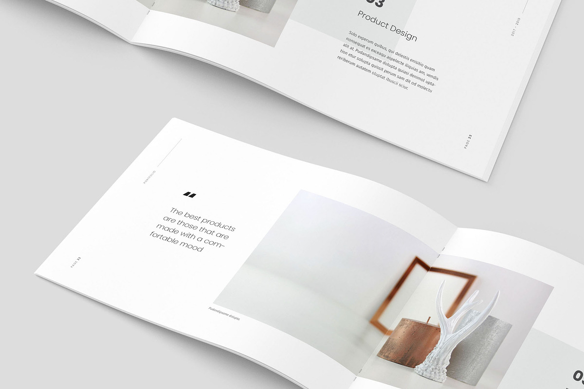 Design Portfolio Template, a Brochure Template by Meenom Templates (Photo 8 of 9)