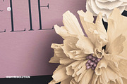 Logo Mockup with Paper Flowers, a Product Mockup by Custom Scene (Thumbnail 3 of 8)