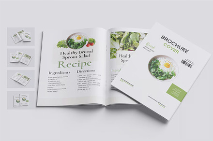 US Letter Brochure Mockup, an Advertising Mockup by zpackcreative