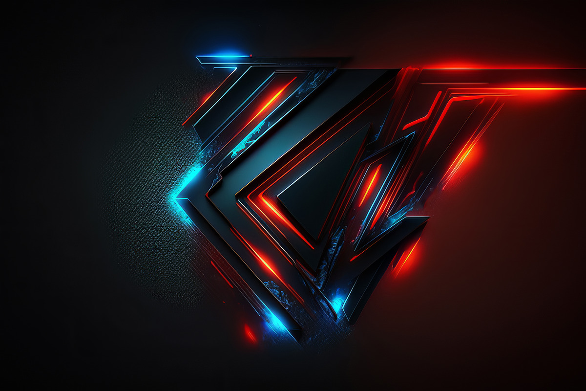 Red and Blue Futuristic Backgrounds, a Background Graphic by Bilgep_design (Photo 4 of 17)