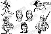 RTRO U.S. Armed Forces 1, an Illustration by RTRO Stock (Thumbnail 5 of 5)