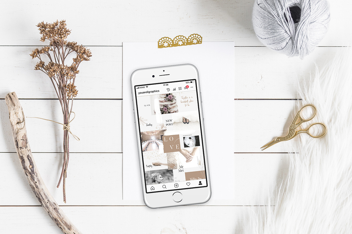 Instagram Puzzle Posts - 3 Themes, a Social Media Template by Youandigraphics (Photo 14 of 16)