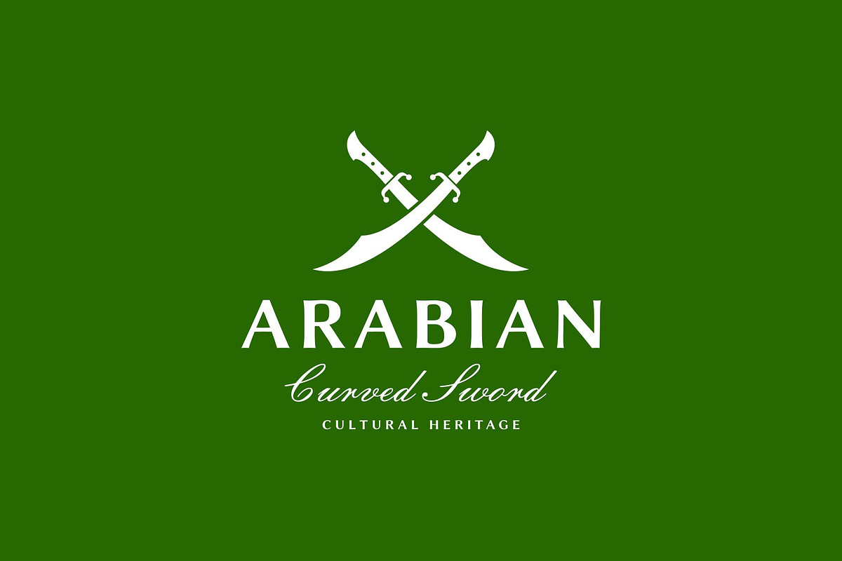 Arabian Curved Sword Logo Design, a Branding & Logo Template by Buqancreative (Photo 2 of 4)