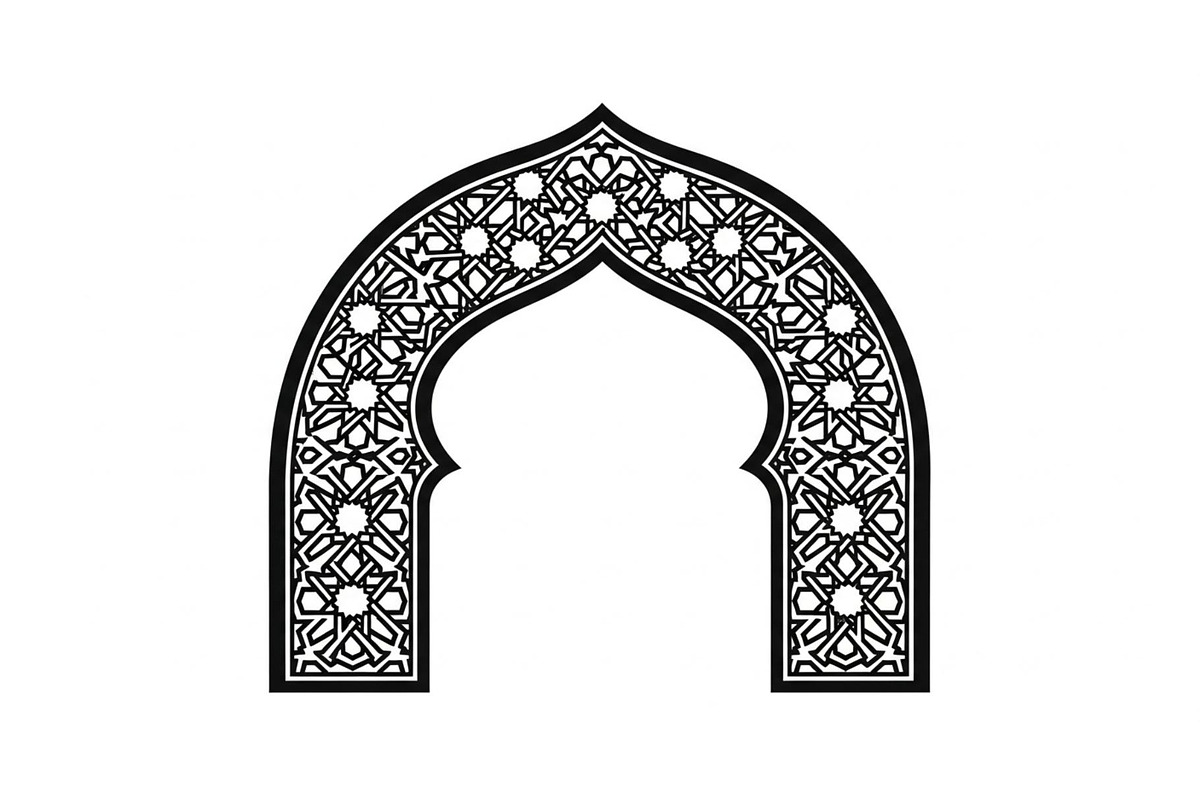 Islamic Arch Window Vector Bundle, an Illustration by yasushie (Photo 18 of 51)
