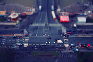 Tiltshift Paris Street