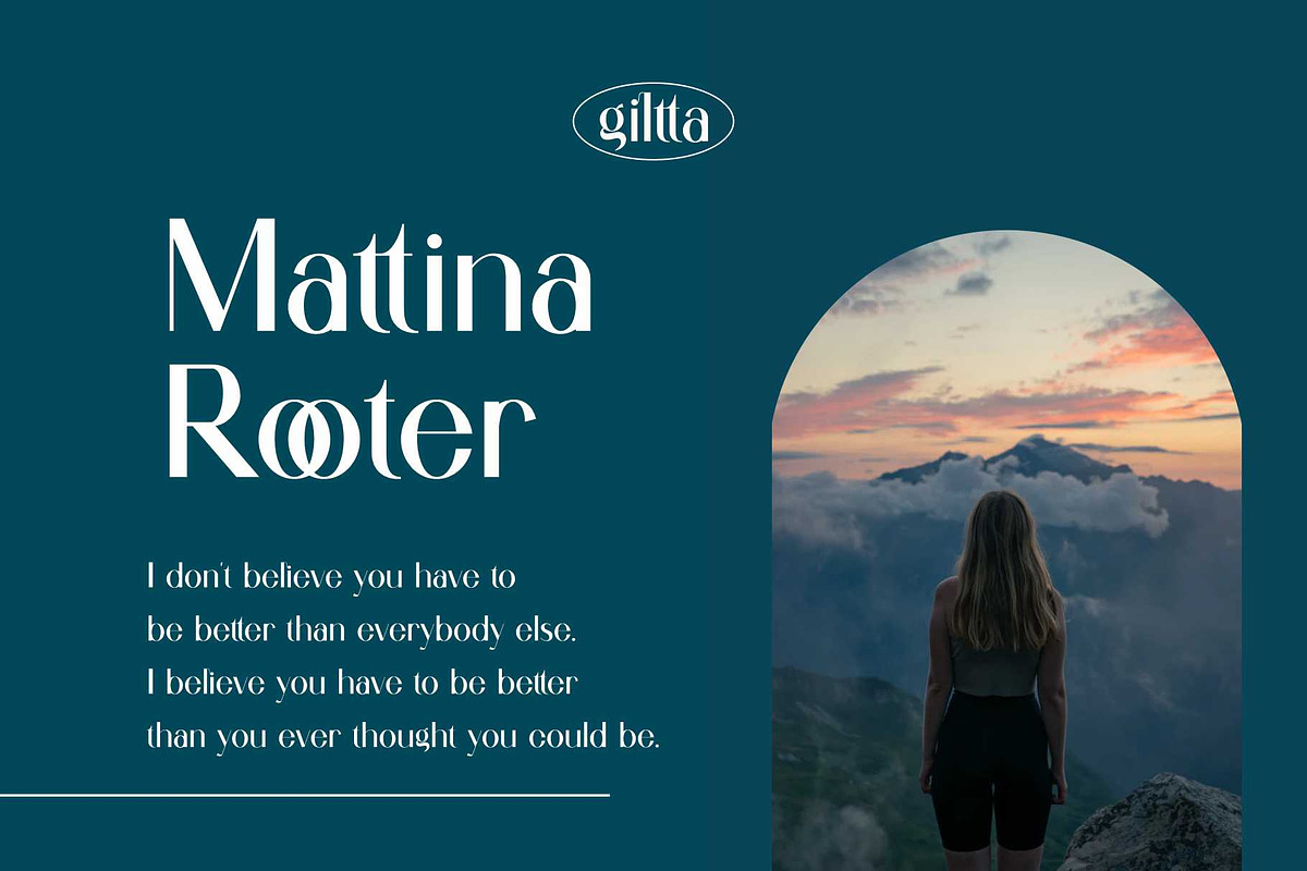 giltta sans serif font, a Sans Serif Font by Alfinart (Photo 5 of 10)