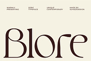 Blore - Elegant Serif Font, a Serif Font by suhadidesign (Thumbnail 1 of 12)