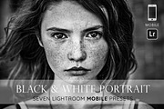 Black and white mobile presets, an Action Add-On by GDR Design (Thumbnail 1 of 5)