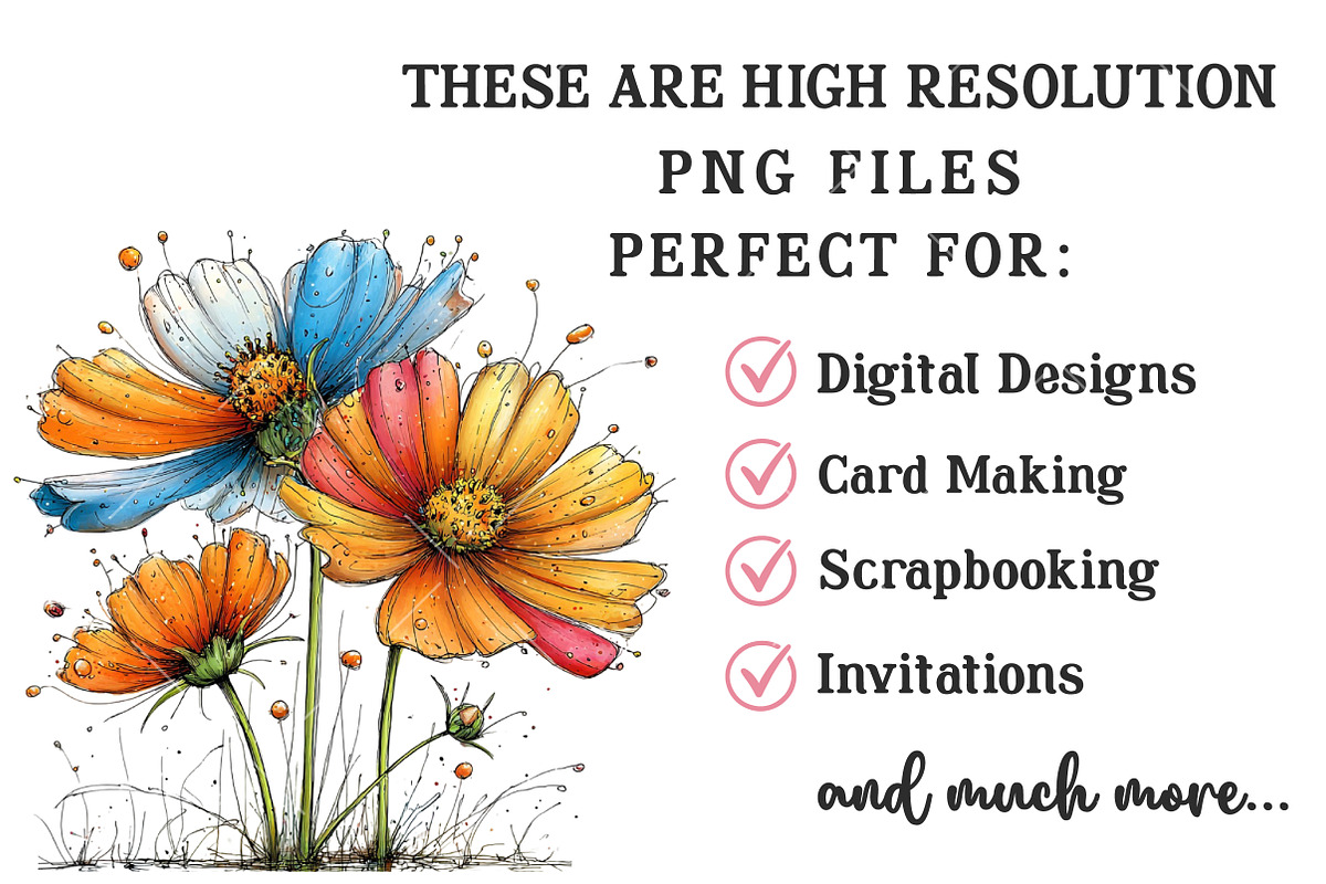 Spring Flower Clipart Bundle, an Illustration by OK Design (Photo 5 of 6)