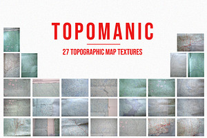 TopoManic - Topographic Map Textures