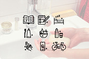 Good habits line icons, an Outline Icon by Lyolya Profitrolya (Thumbnail 3 of 3)