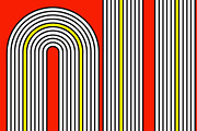 Yellow Arch Geometric, a Decorative Illustration by Sharon Schwalbe (Thumbnail 5 of 5)