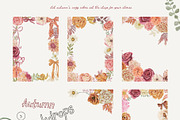 Autumn Garden floral watercolor fall, a Decorative Illustration by SunnyAfternoons (Thumbnail 12 of 18)