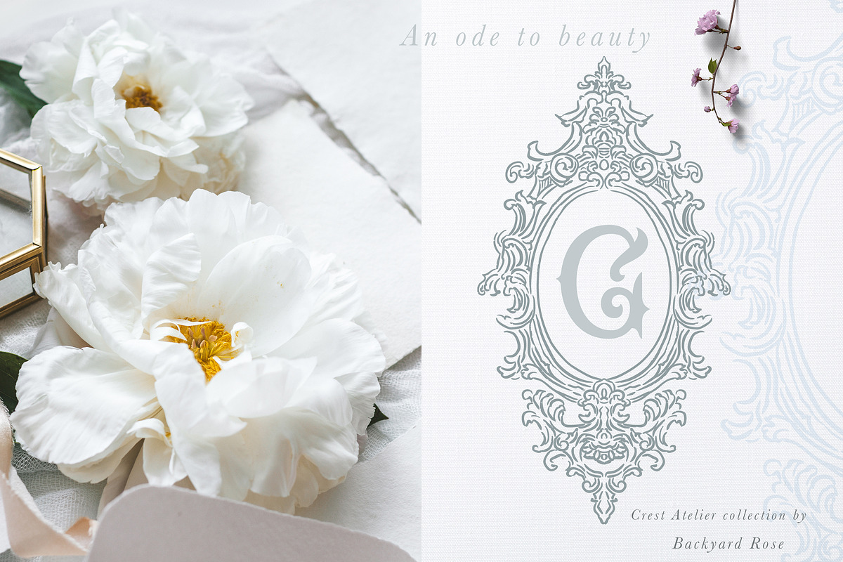 Crests Atelier Collection, a Decorative Illustration by Backyard Rose (Photo 8 of 14)